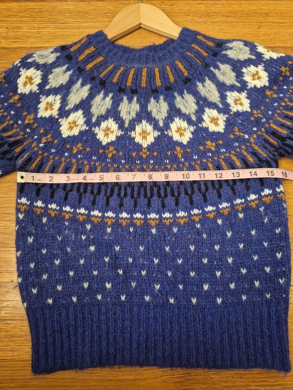Rag & Bone Fran Fair Isle Alpaca Wool Blend Sweater Size XS - Picture 6 of 7